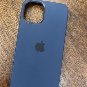 Like new! iPhone 12 Pro mag safe Apple navy blue case